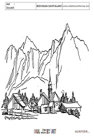 isviçre boyama sayfaları